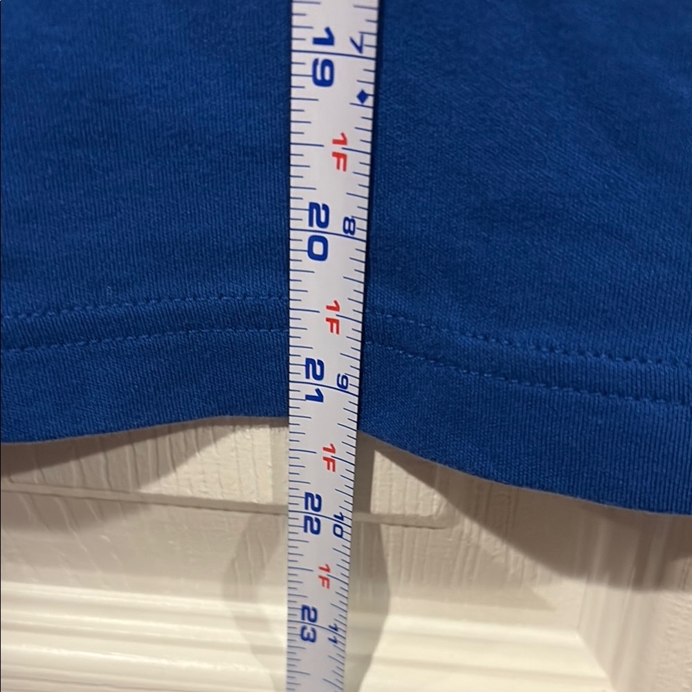 croft & barrow Blue Crew Neck Short Sleeve Tee - Picture 5 of 5